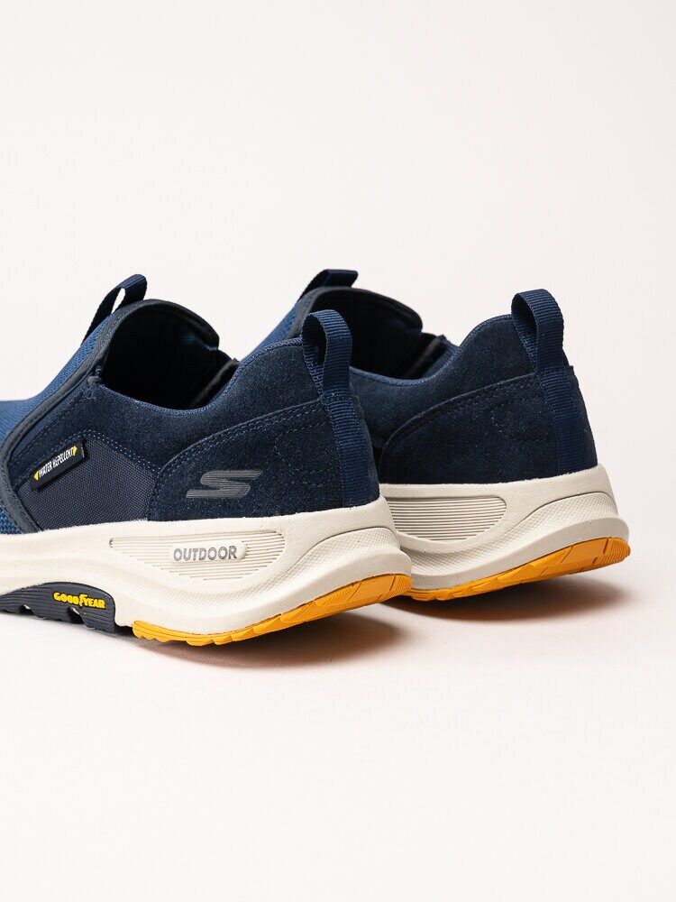 Skechers - Go Walk Outdoor- Andes - Blå slip on sportskor i textil
