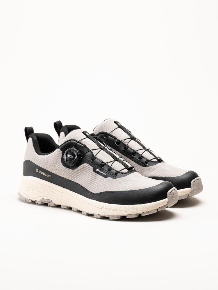 Icebug - Haze Mens RB9X - Ljusgrå sportiga promenadskor med Gore-Tex