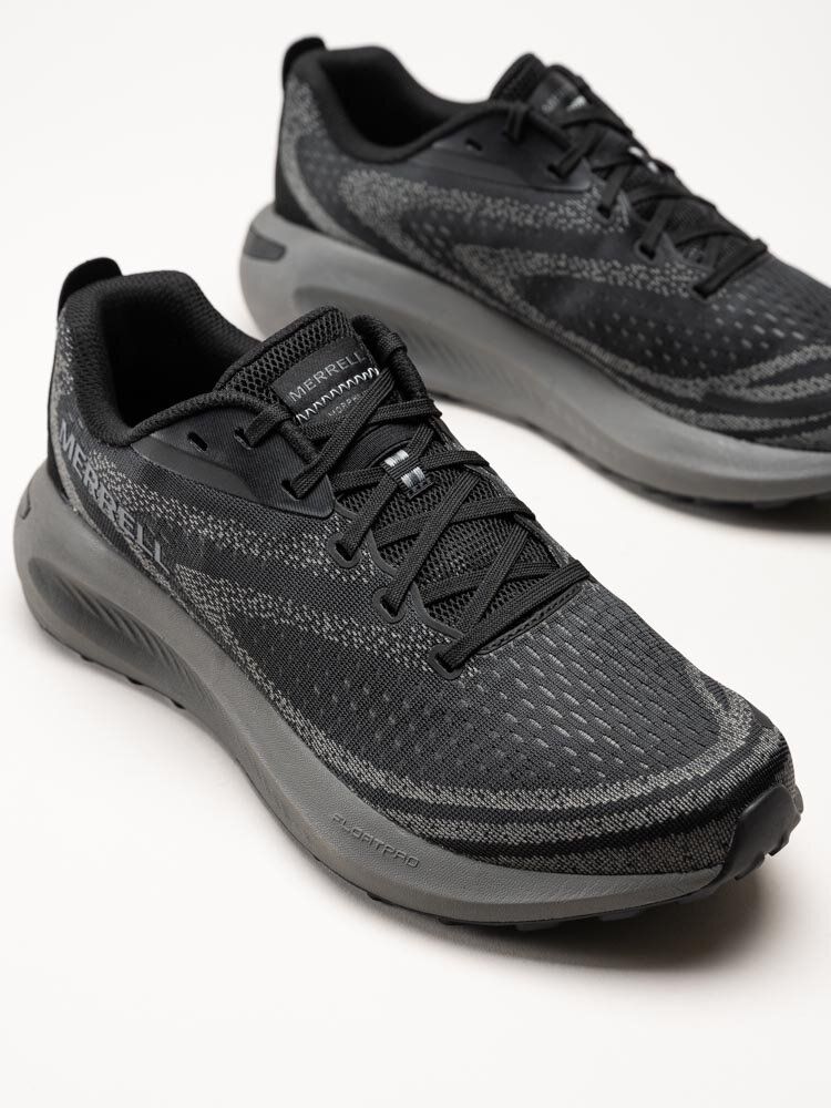 Merrell - MORPHLITE - Svarta löparskor i textil