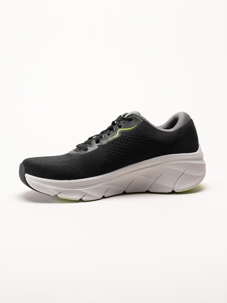 Skechers - DLux Walker 2.0 - Swave - Svarta sneakers i textil