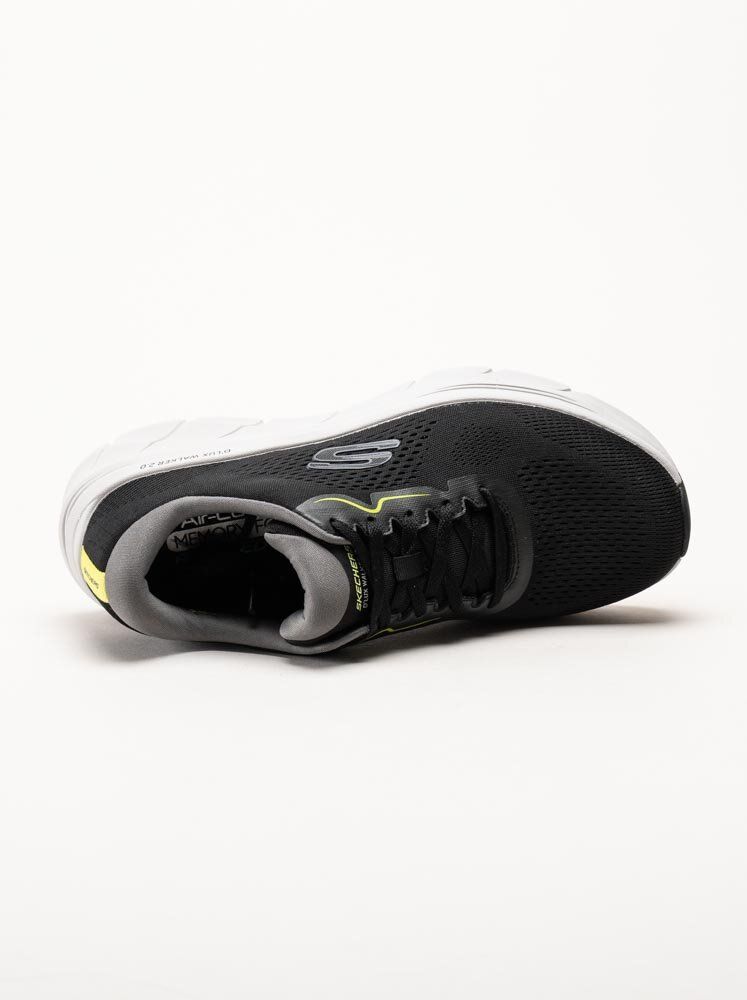 Skechers - DLux Walker 2.0 - Swave - Svarta sneakers i textil