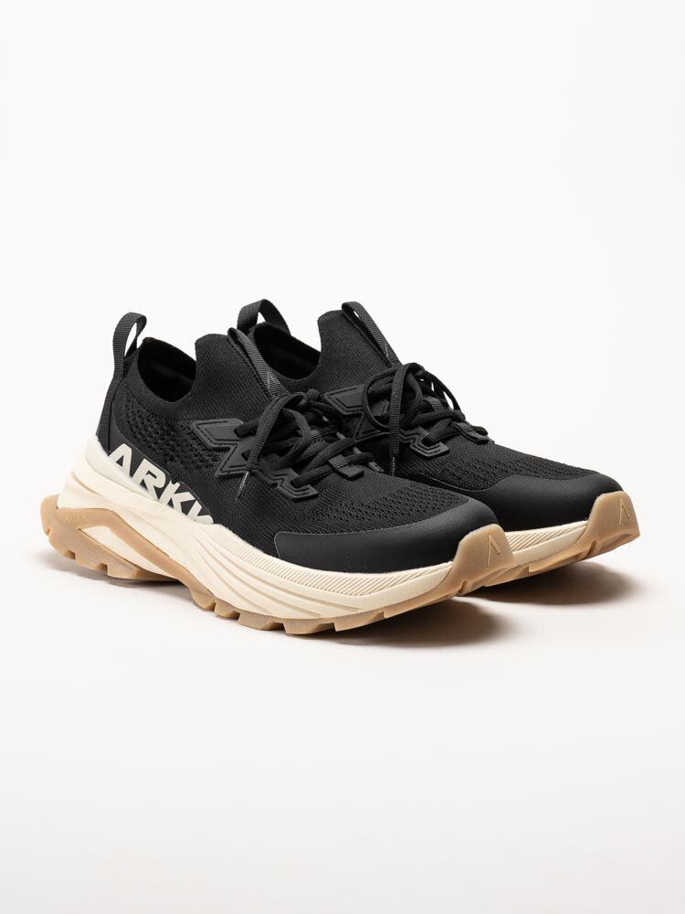 ARKK Copenhagen - Waste Zero Black - Svarta sportiga sneakers