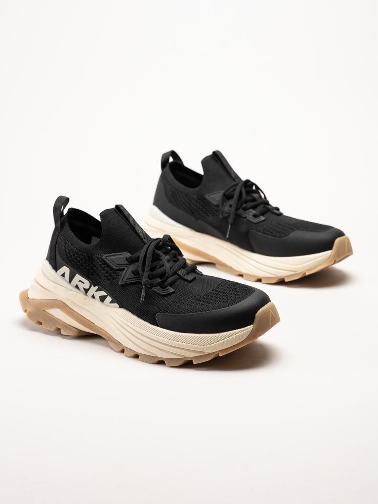 ARKK Copenhagen - Waste Zero Black - Svarta sportiga sneakers