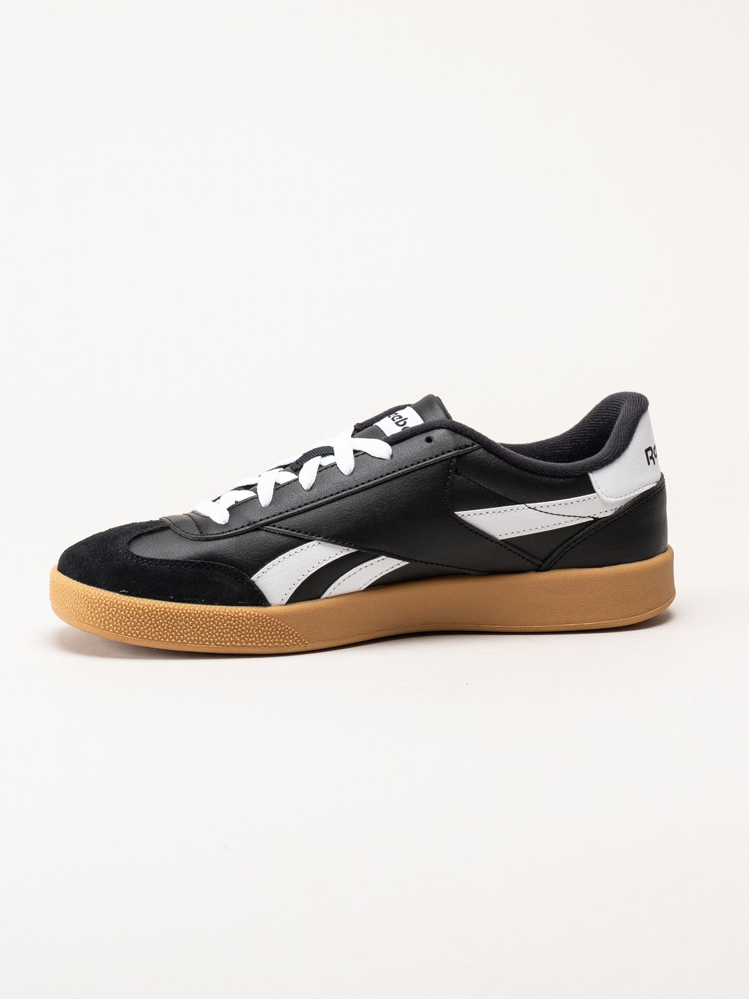 Reebok - Smash Edge S - Svarta sneakers i skinn och mocka