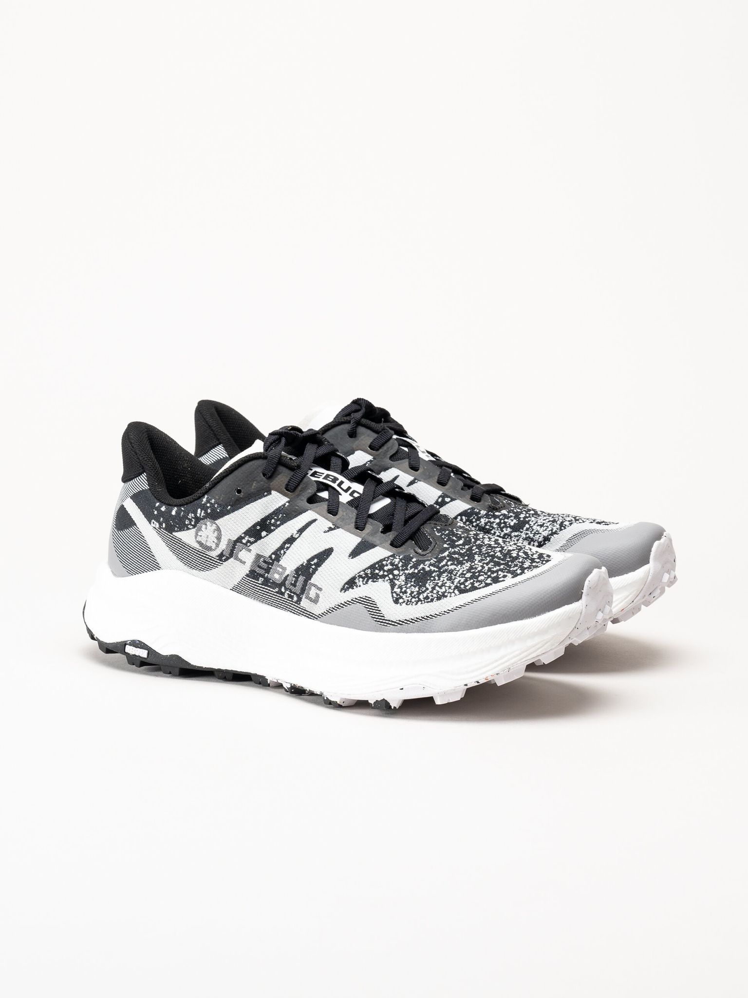 Icebug - Järv RB9X - Svartvita sneakers i textil