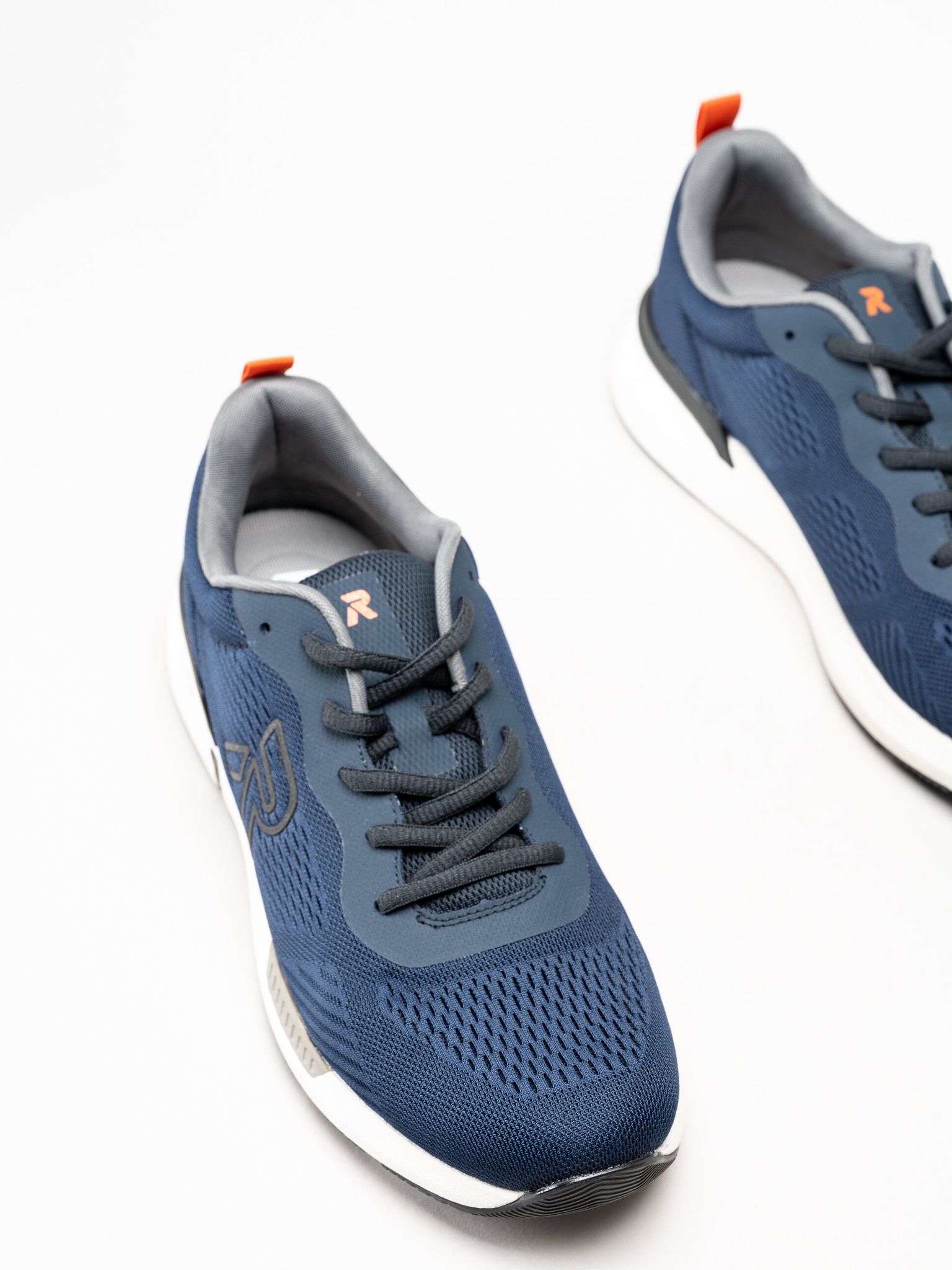 Rieker - Marinblå sneakers i mesh