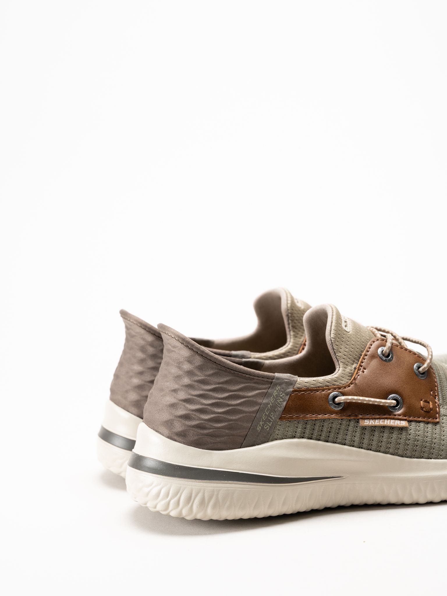 Skechers - Slip-Ins Delson 3.0 - Roth - Kakifärgade slip-ins sneakers