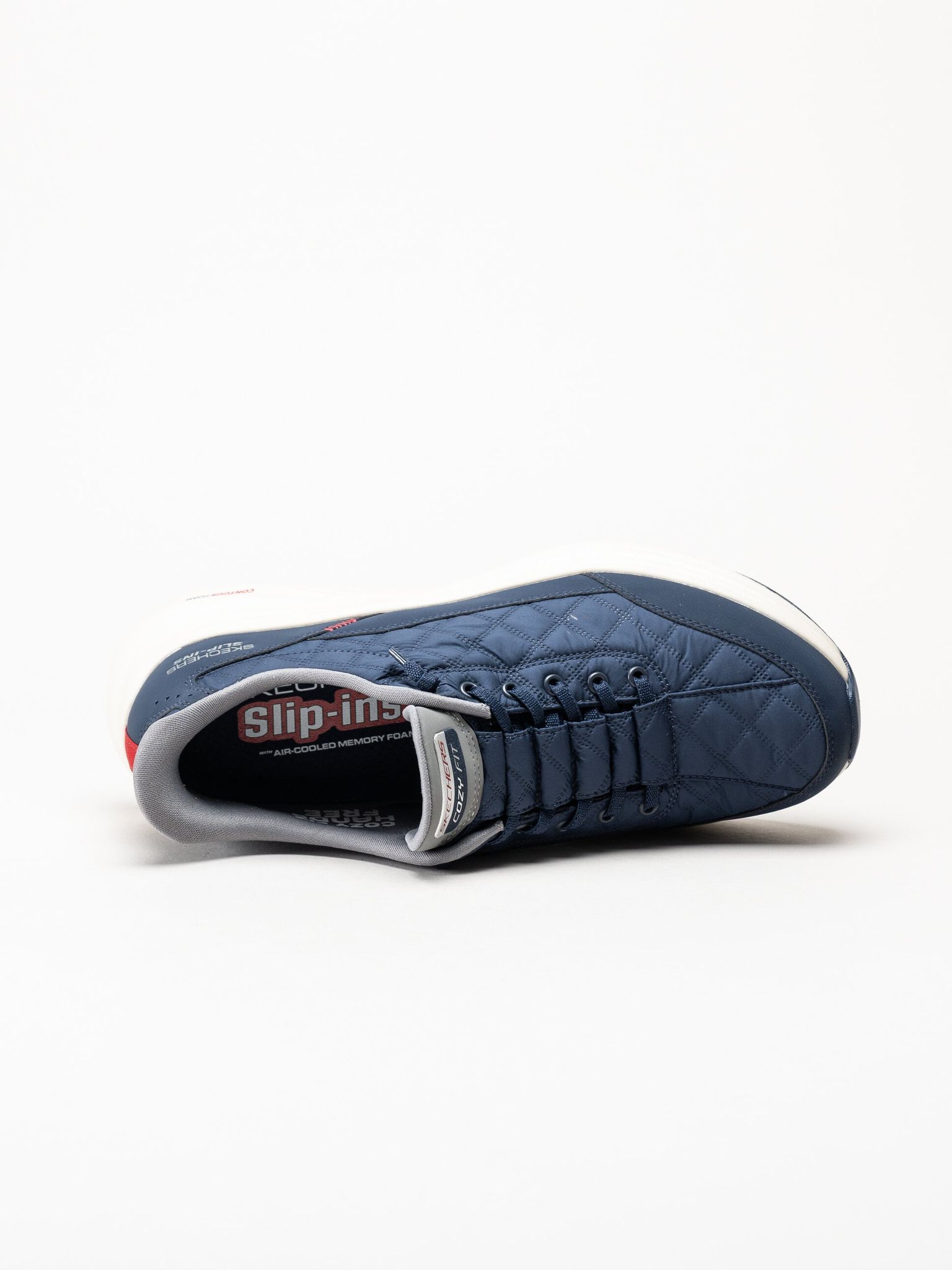 Skechers - Contour Foam - Marinblå slip-ins sneakers