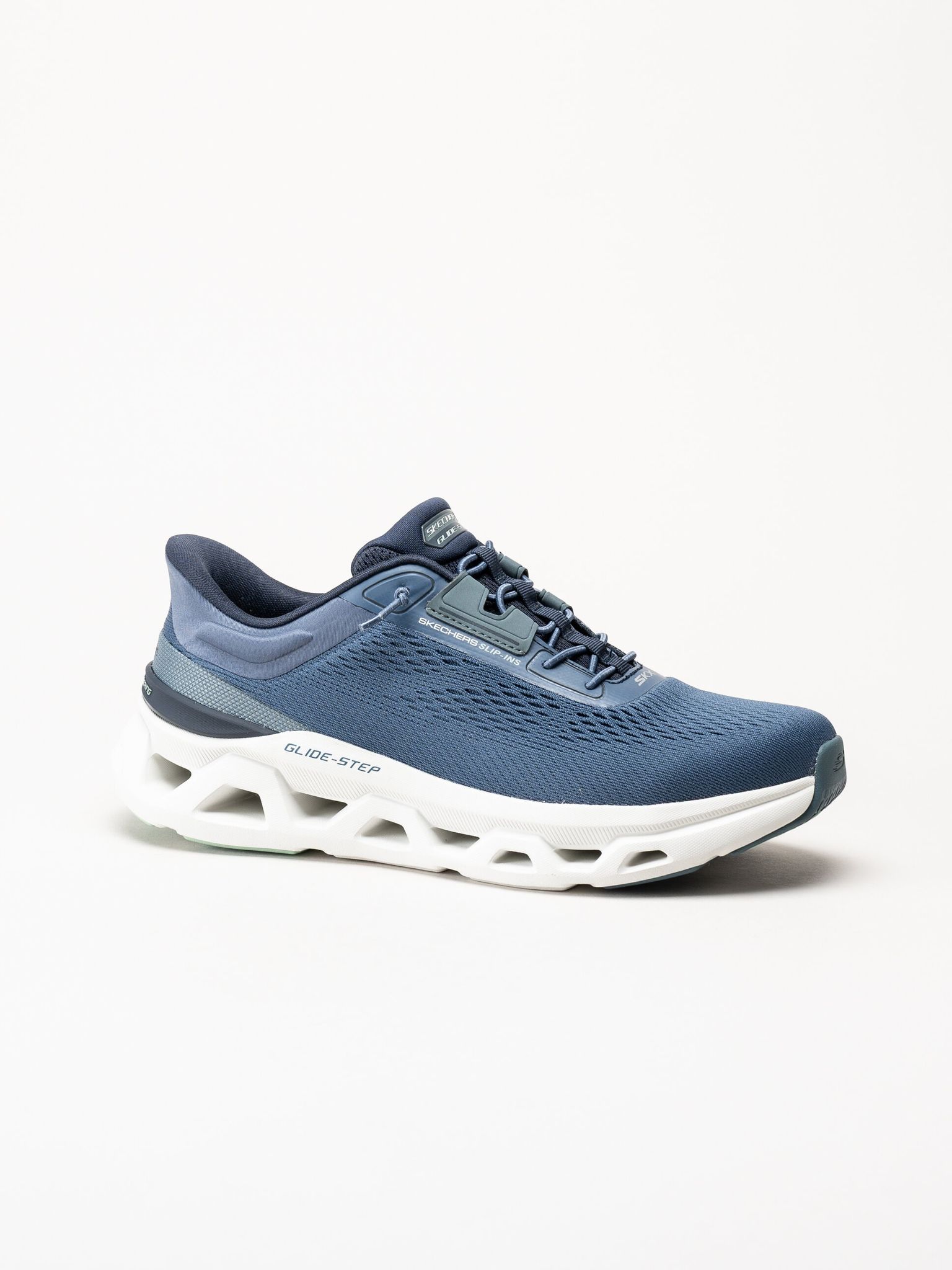 Skechers - Glide Step Altus - Marinblå sneakers i mesh