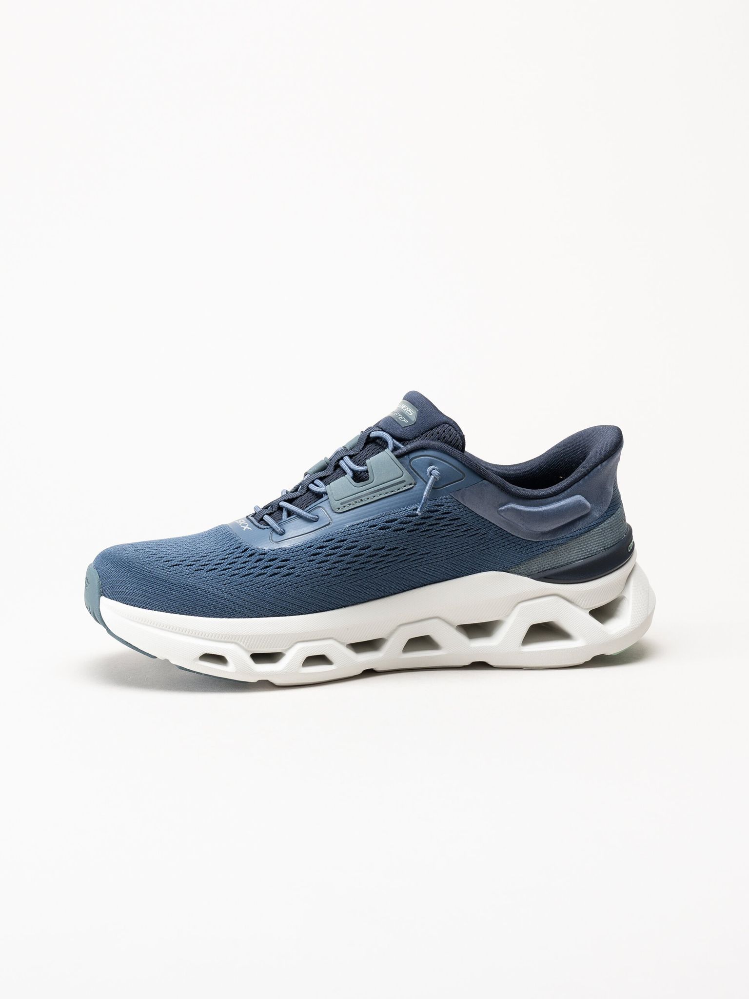 Skechers - Glide Step Altus - Marinblå sneakers i mesh
