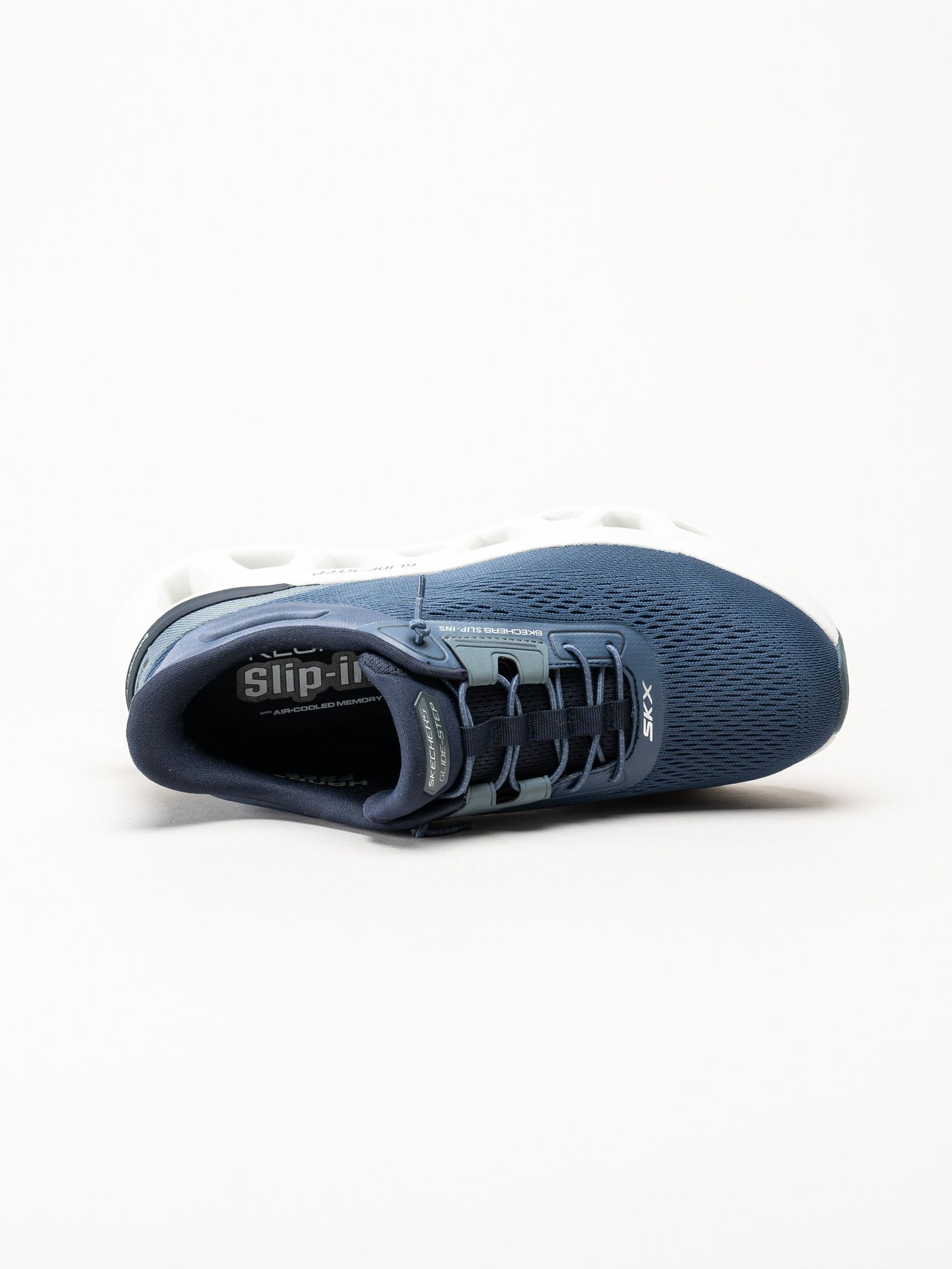 Skechers - Glide Step Altus - Marinblå sneakers i mesh