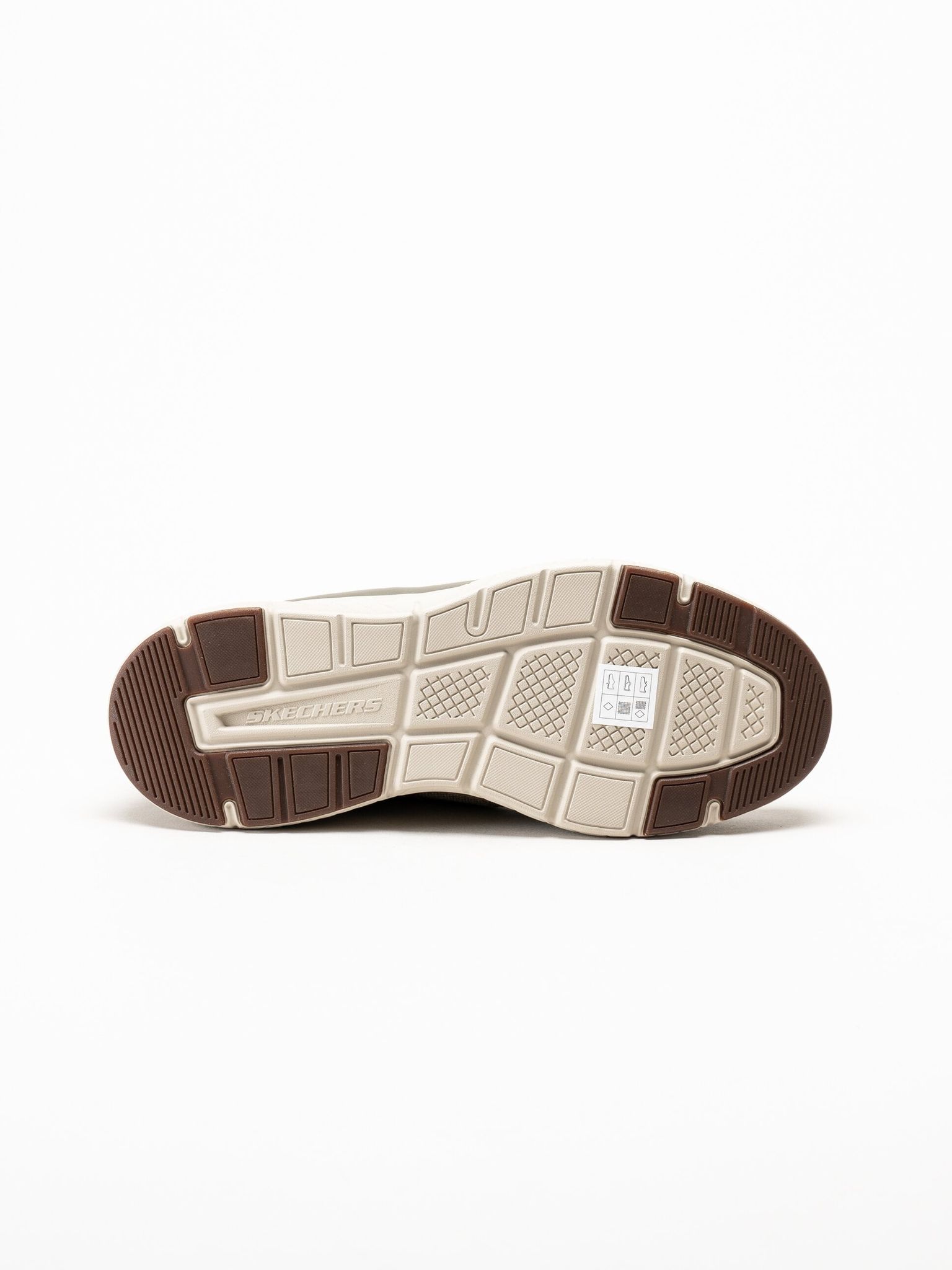 Skechers - Slip-Ins Relaxed Fit - Beige slip-ins sneakers i mesh