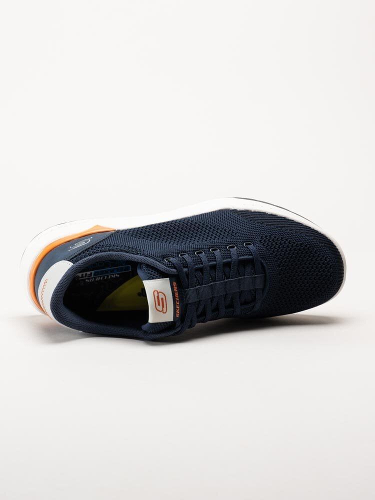 Skechers - Relaxed Fit Corliss Dorset - Mörkblå sneakers i textil