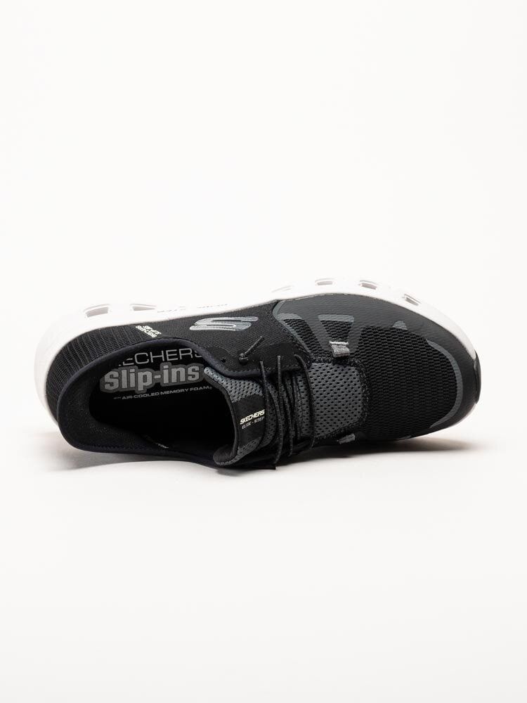 Skechers - Glide Step Pro - Svarta slip-ins sneakers i textil