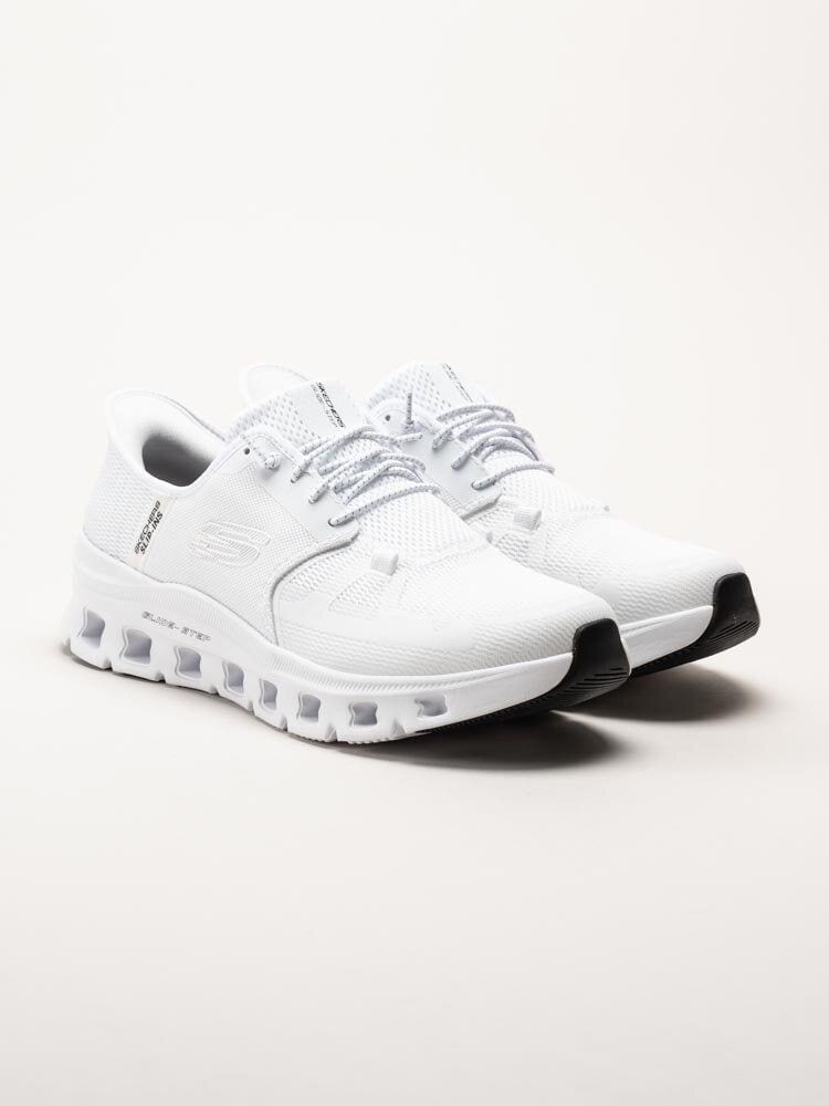 Skechers - Glide Step Pro - Vita slip-ins sneakers i textil