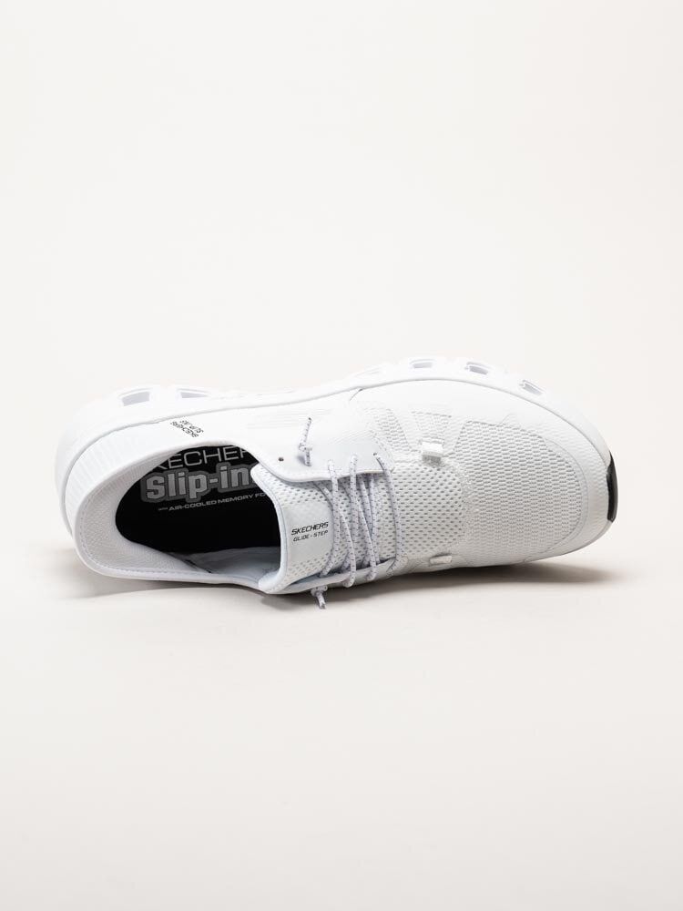 Skechers - Glide Step Pro - Vita slip-ins sneakers i textil