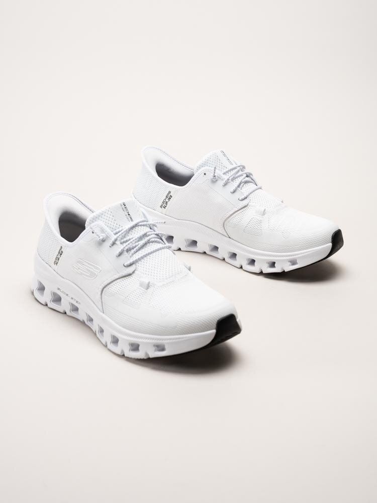 Skechers - Glide Step Pro - Vita slip-ins sneakers i textil
