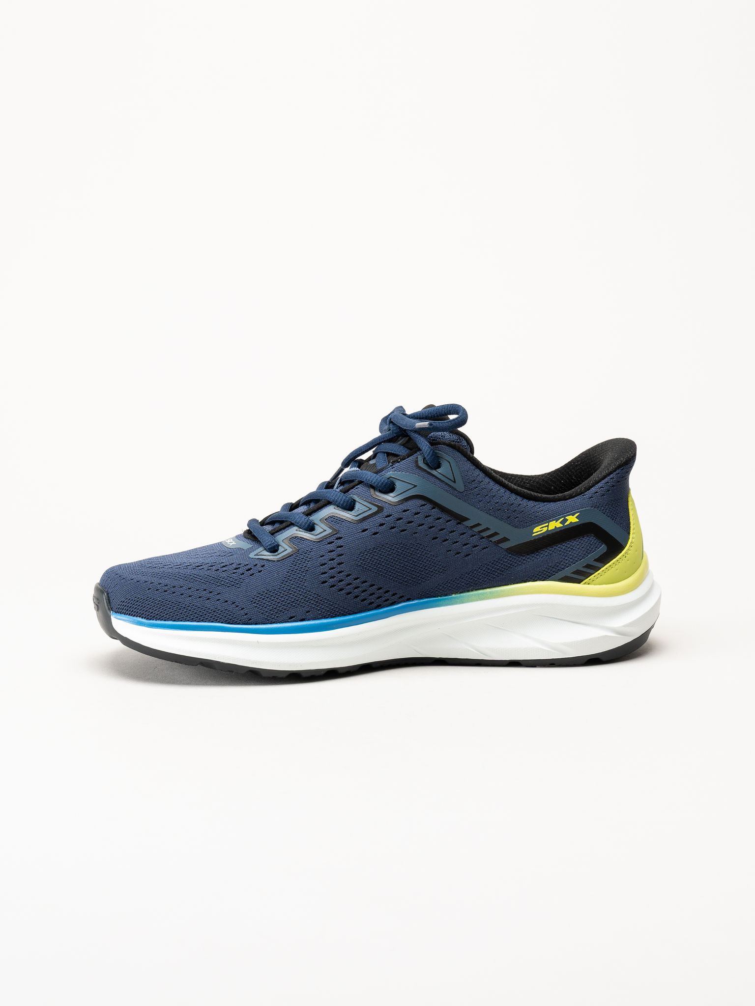 Skechers - Equalizer 6.0 - Marinblå slip ins sneakers i mesh