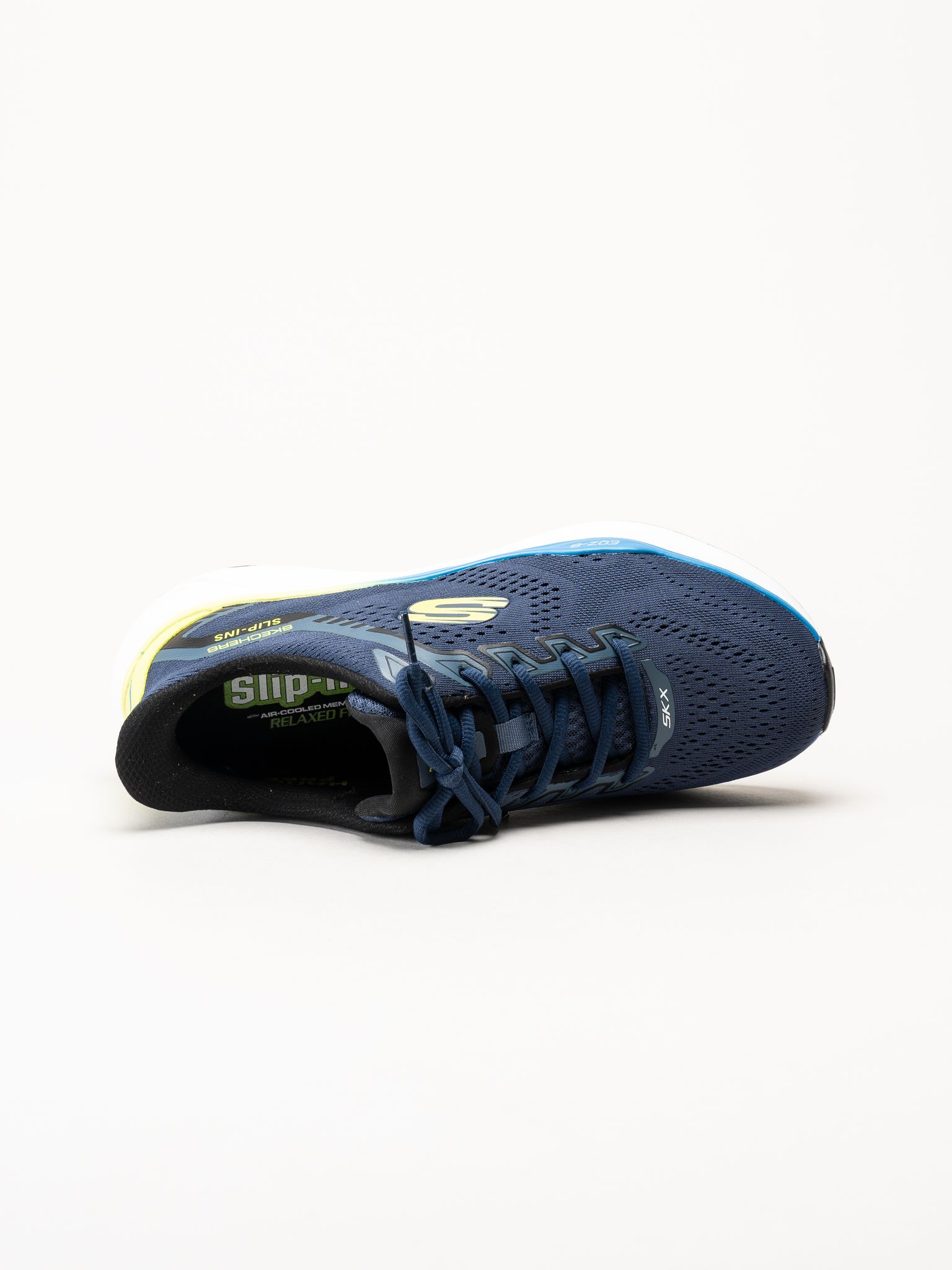 Skechers - Equalizer 6.0 - Marinblå slip ins sneakers i mesh