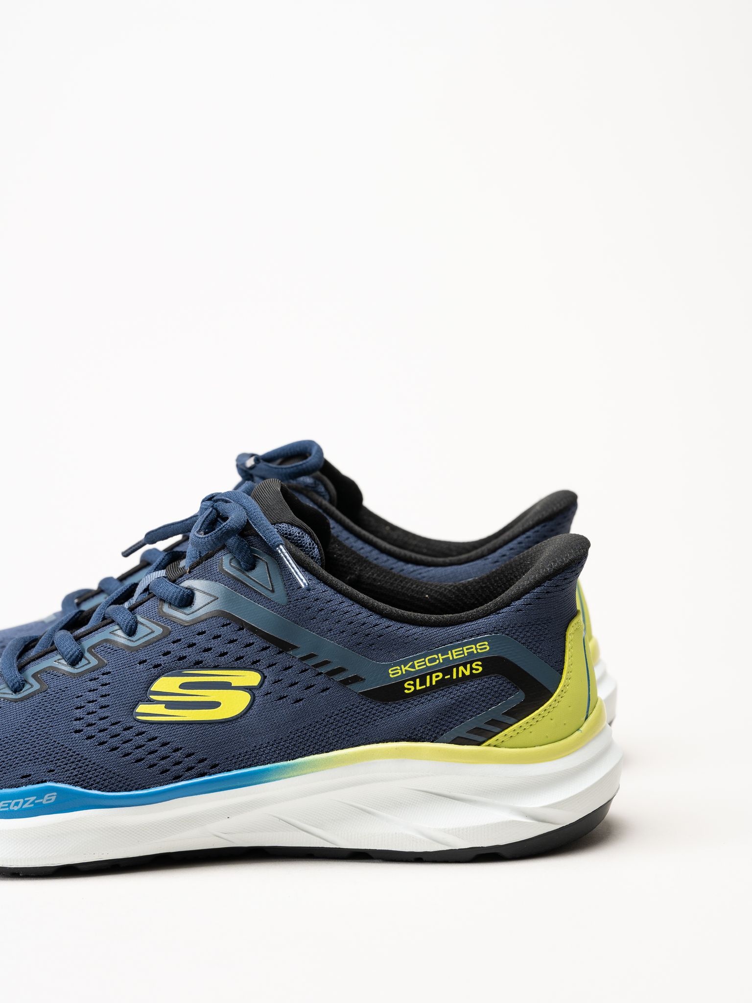 Skechers - Equalizer 6.0 - Marinblå slip ins sneakers i mesh