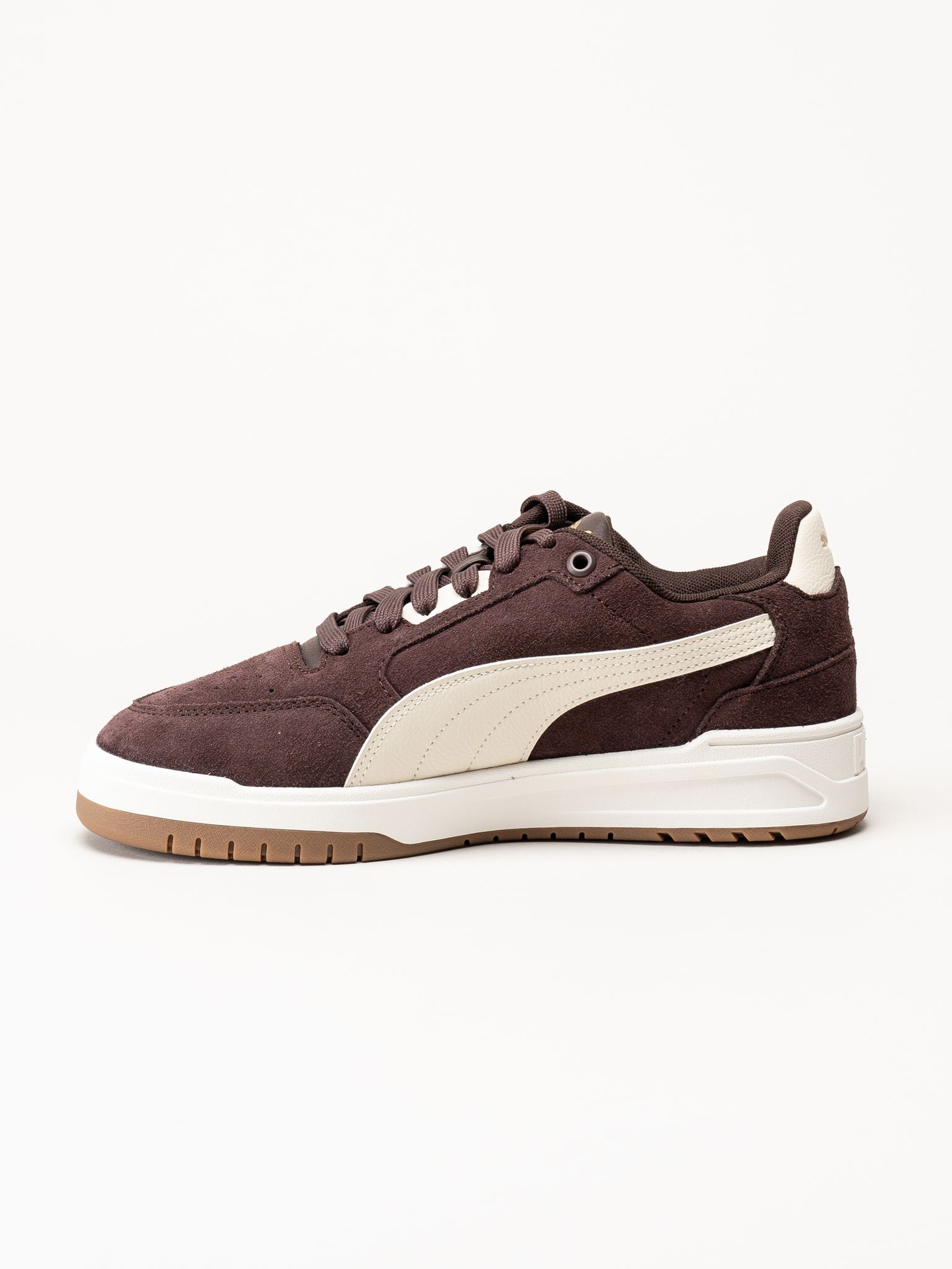 Puma - Shuffle Downtown - Mörkbruna sneakers