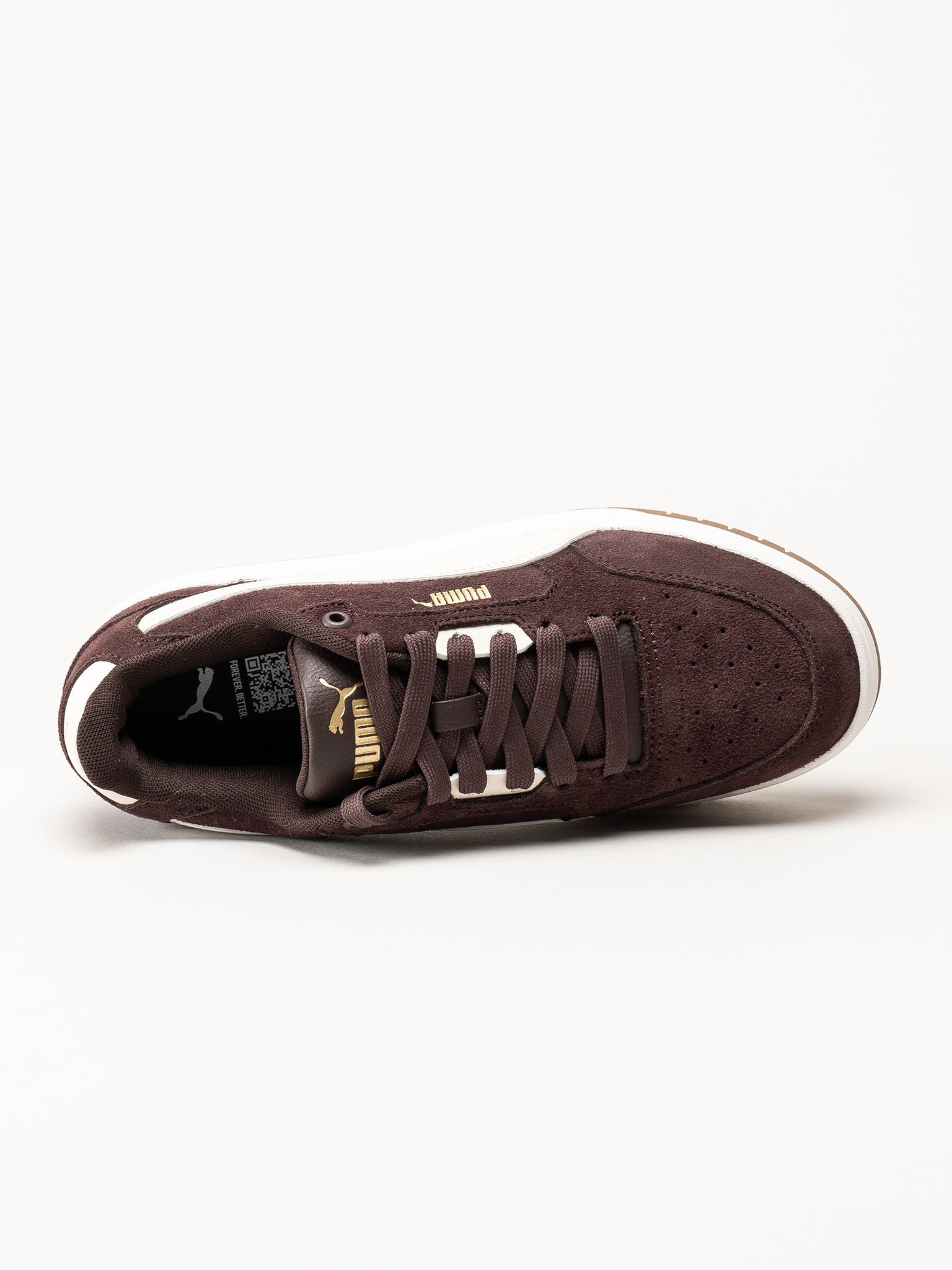 Puma - Shuffle Downtown - Mörkbruna sneakers