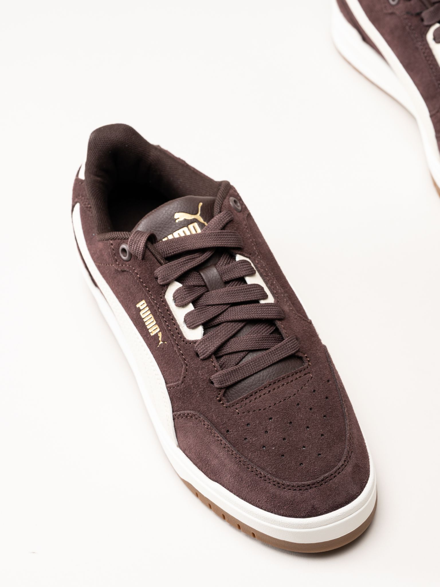 Puma - Shuffle Downtown - Mörkbruna sneakers