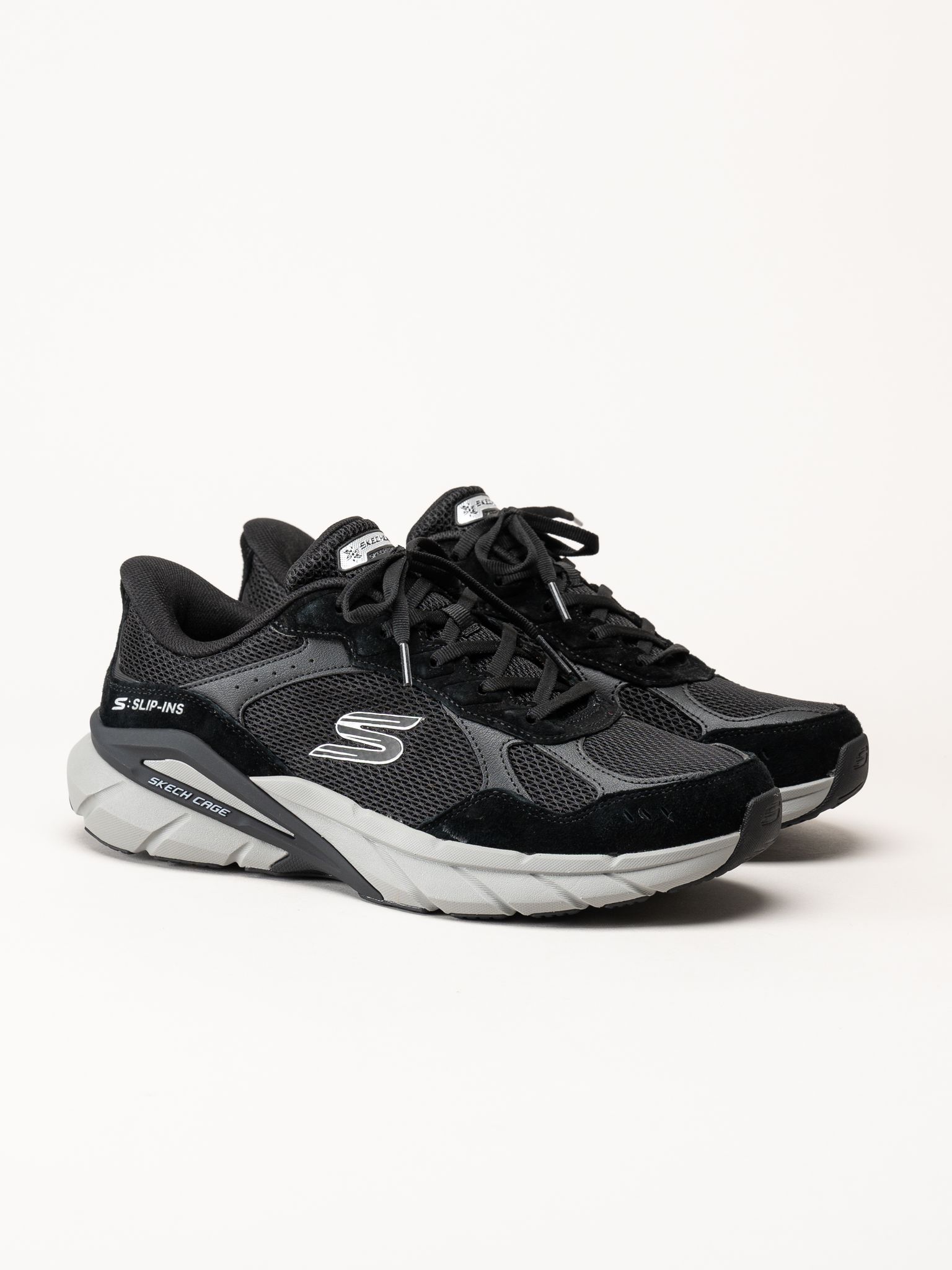 Skechers - Skech Cage - Svarta sneakers