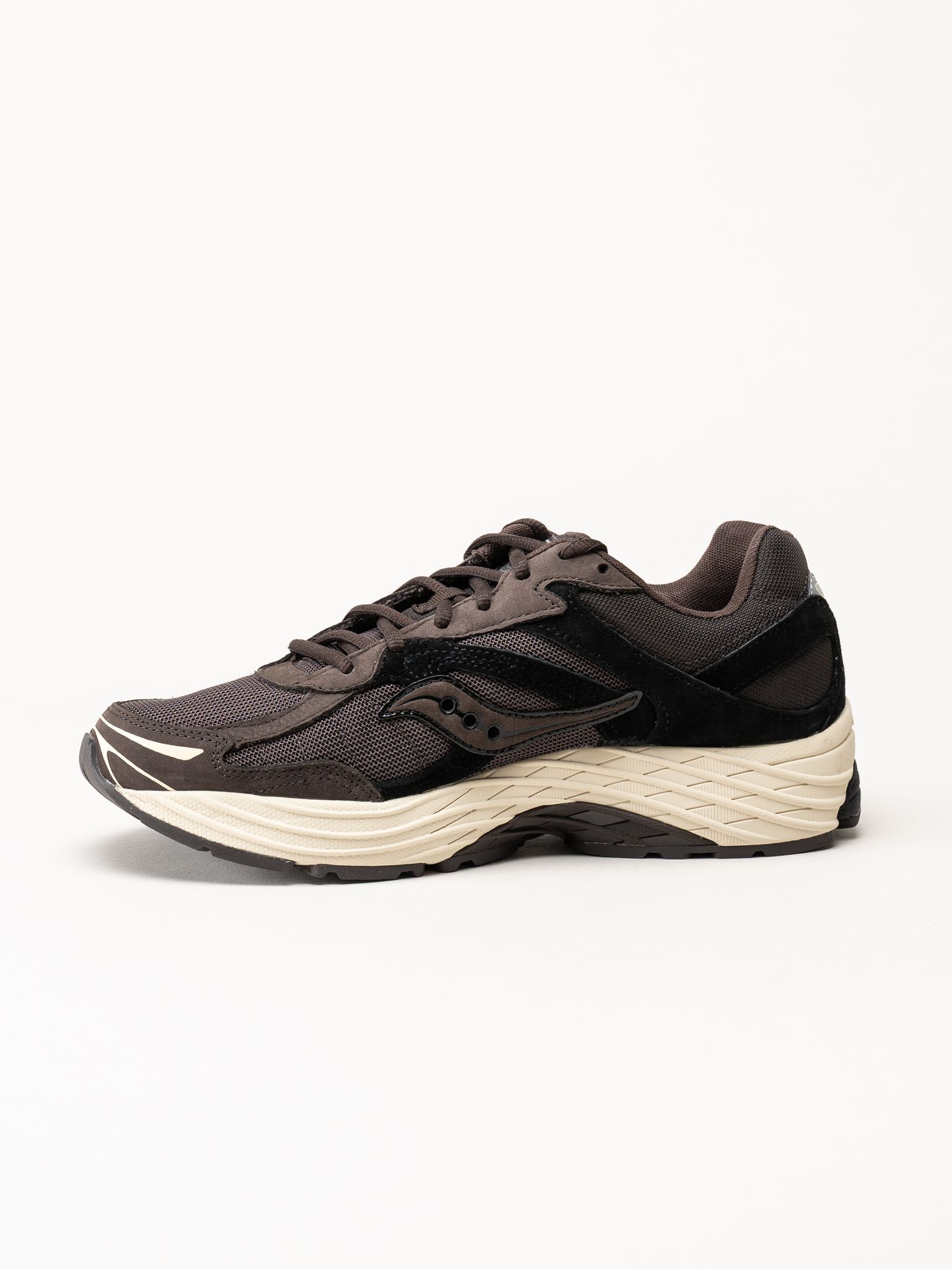 Saucony - Progrid Omni 9 - Mörkbruna sneakers