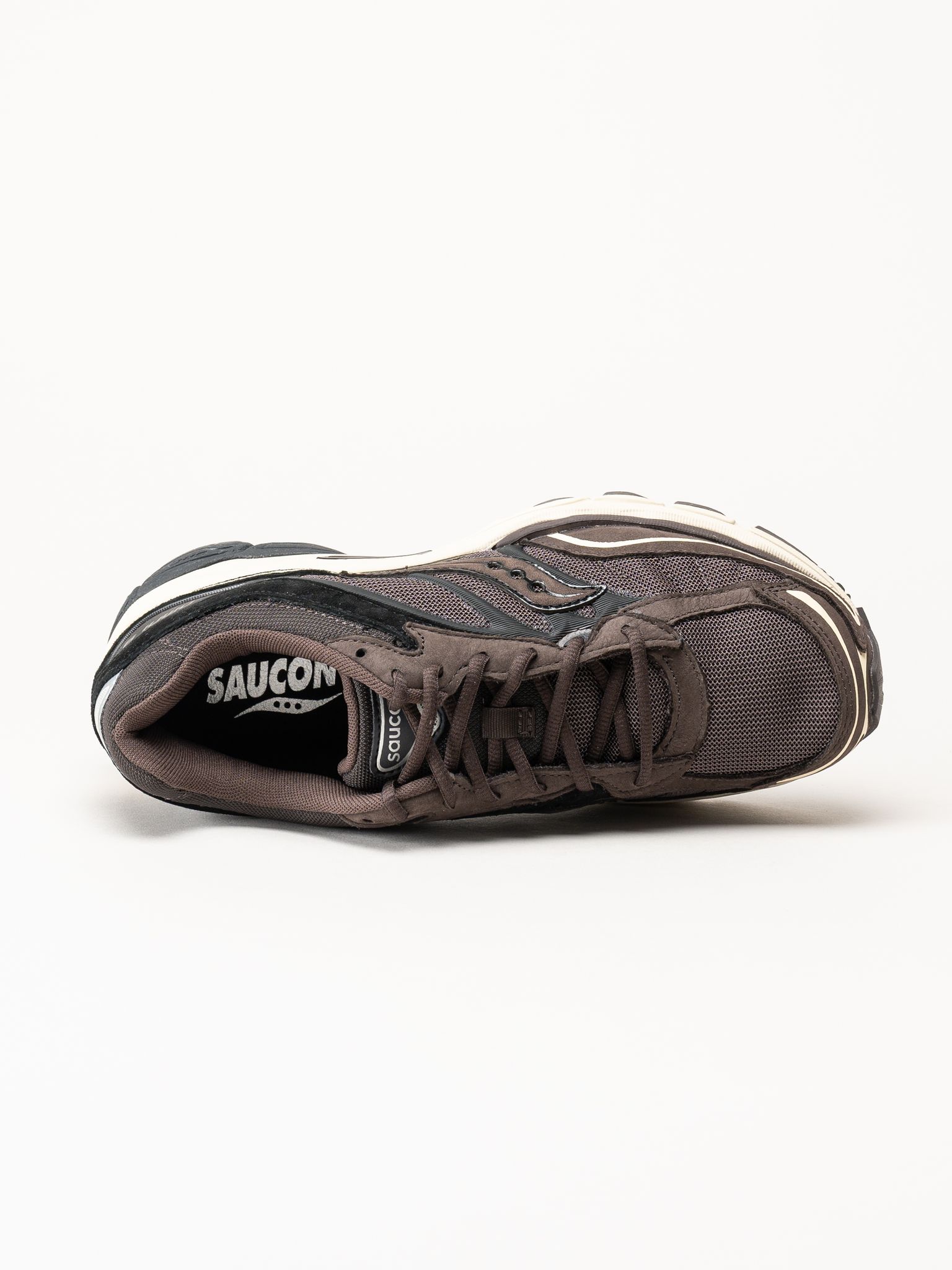 Saucony - Progrid Omni 9 - Mörkbruna sneakers