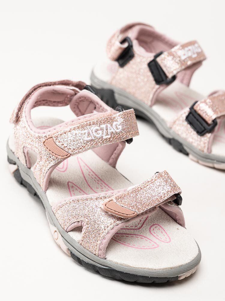 ZigZag - Yani Kids Sandals - Rosa glittrig sandal