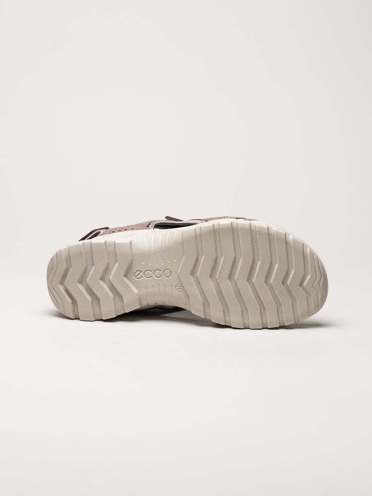 Ecco - Onroads W Sandal - Rosa sportiga sandaler i nubuck