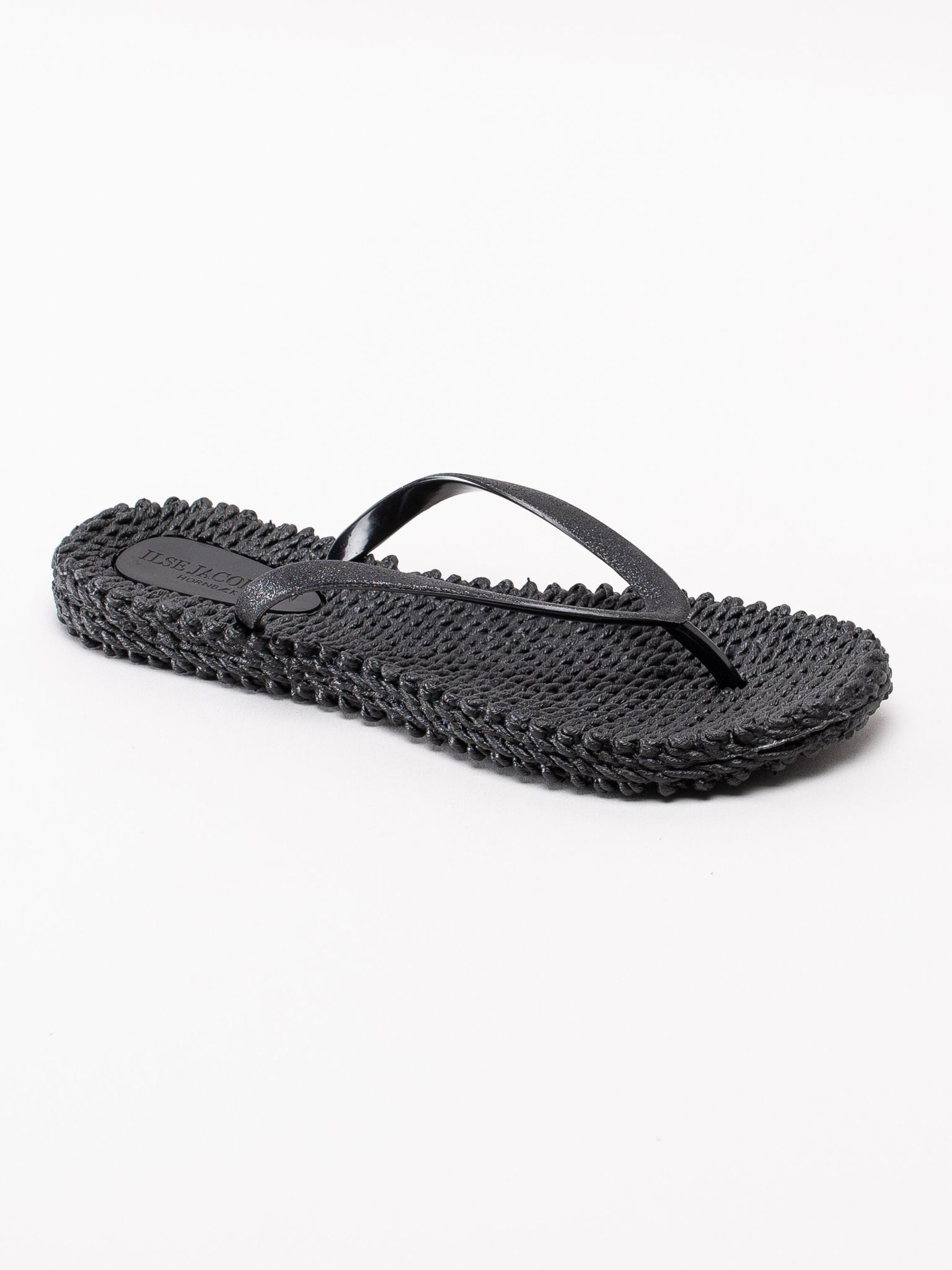 Ilse Jacobsen - Cheerful01 - Svarta flip flops med glitter