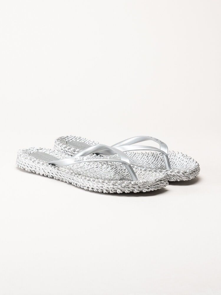 Ilse Jacobsen - Cheerful02 - Silverfärgade flip flops