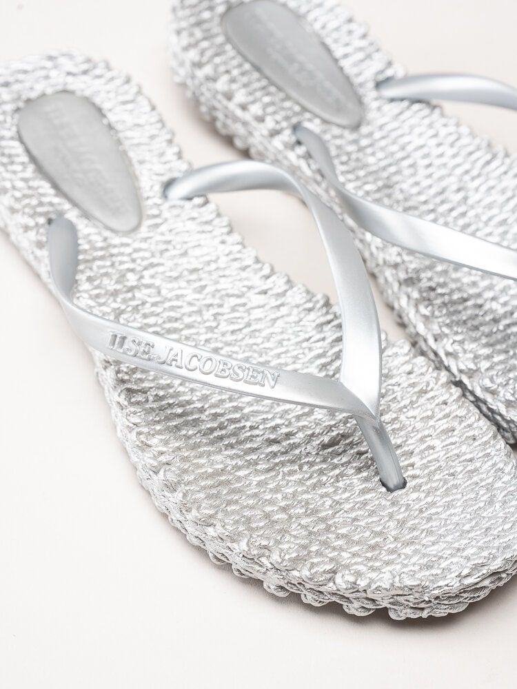 Ilse Jacobsen - Cheerful02 - Silverfärgade flip flops