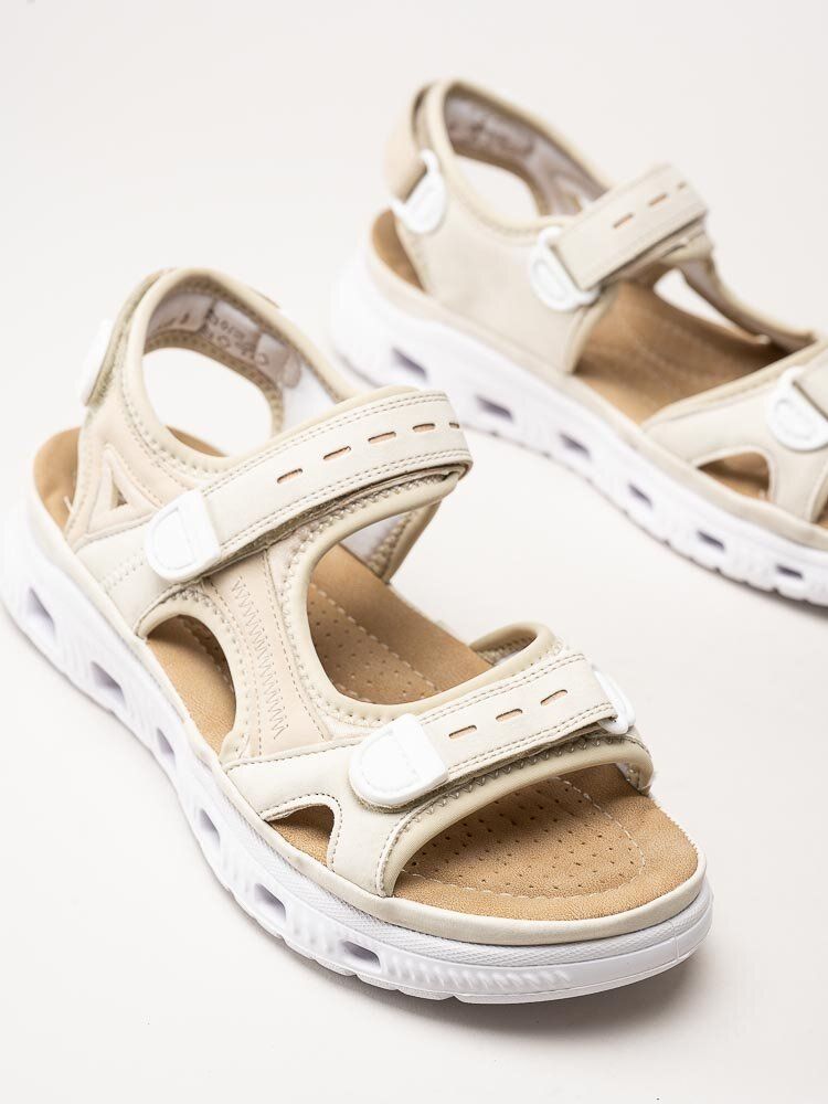Rieker - Beige sportiga sandaler