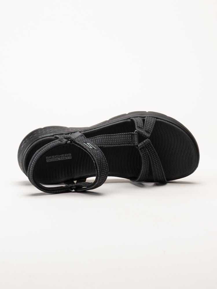 Skechers - Go Walk Flex Sandal - Svarta sportiga sandaler