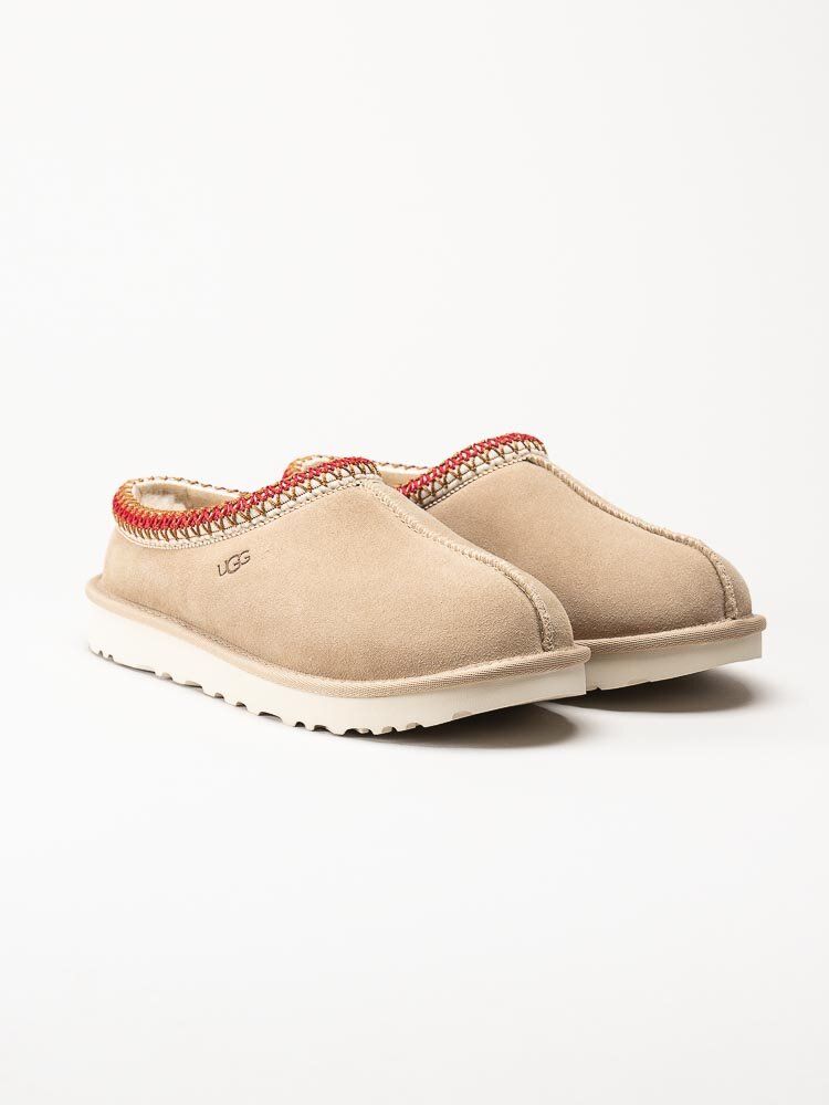 UGG - W Tasman - Beige tofflor i mocka