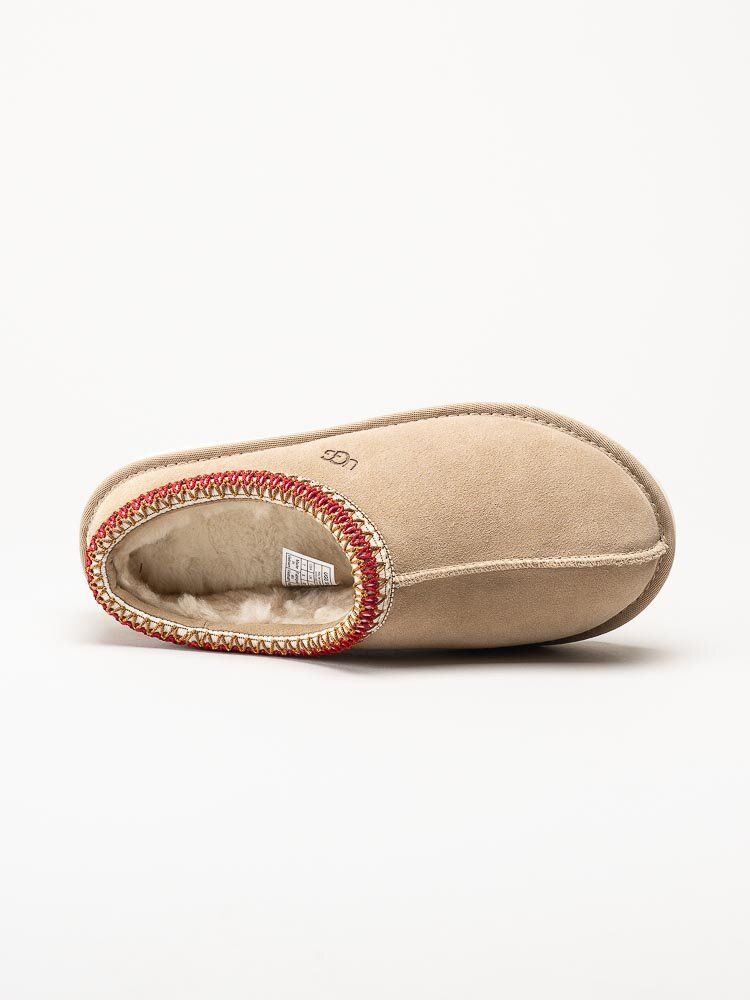 UGG - W Tasman - Beige tofflor i mocka