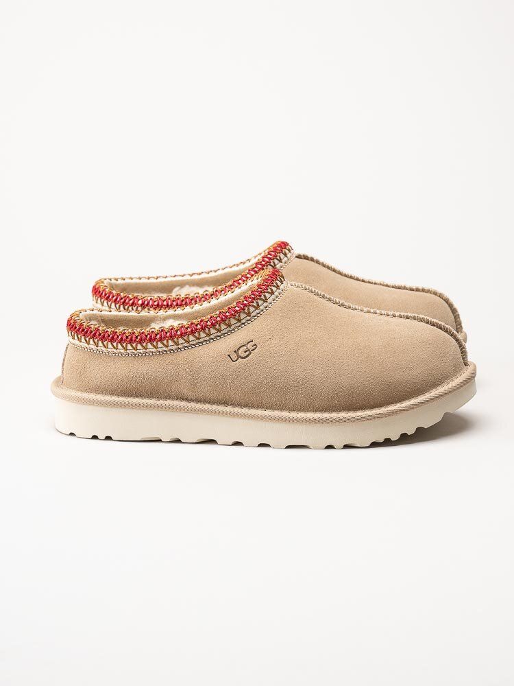 UGG - W Tasman - Beige tofflor i mocka