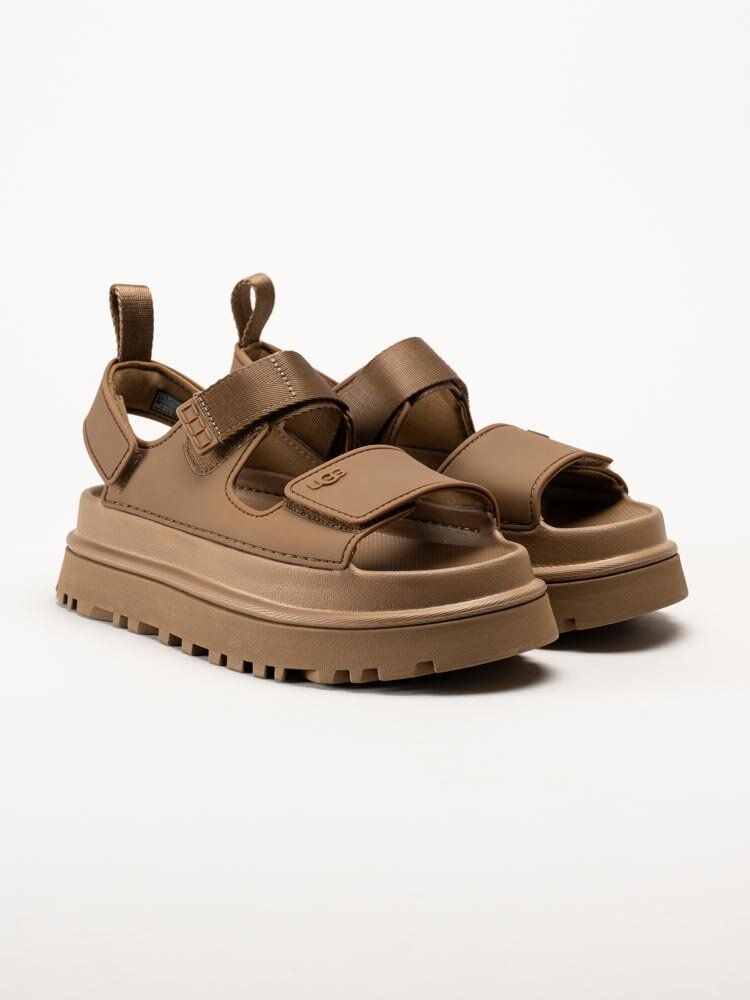 UGG - W GoldenGlow - Bruna platsåndaler