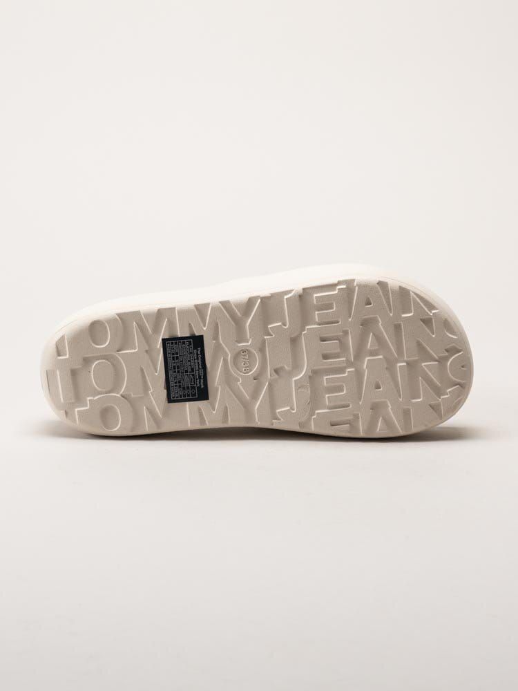 Tommy Hilfiger - TJW Flatform Slide - Beige slip in sandaler med platå