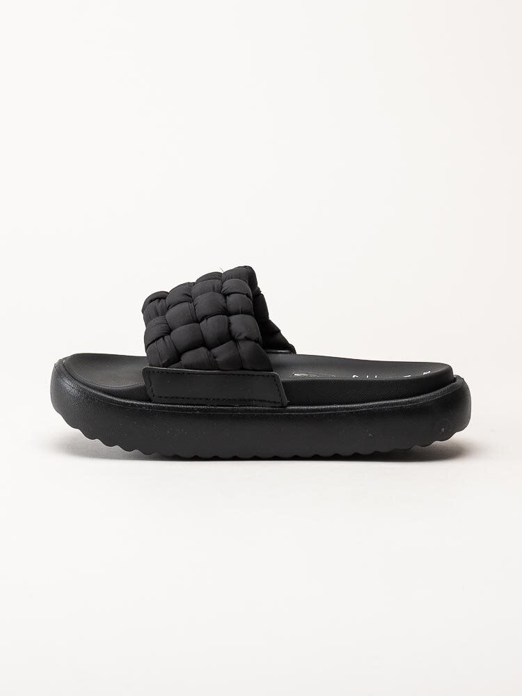 Duffy - Svarta slip in sandaler med platå