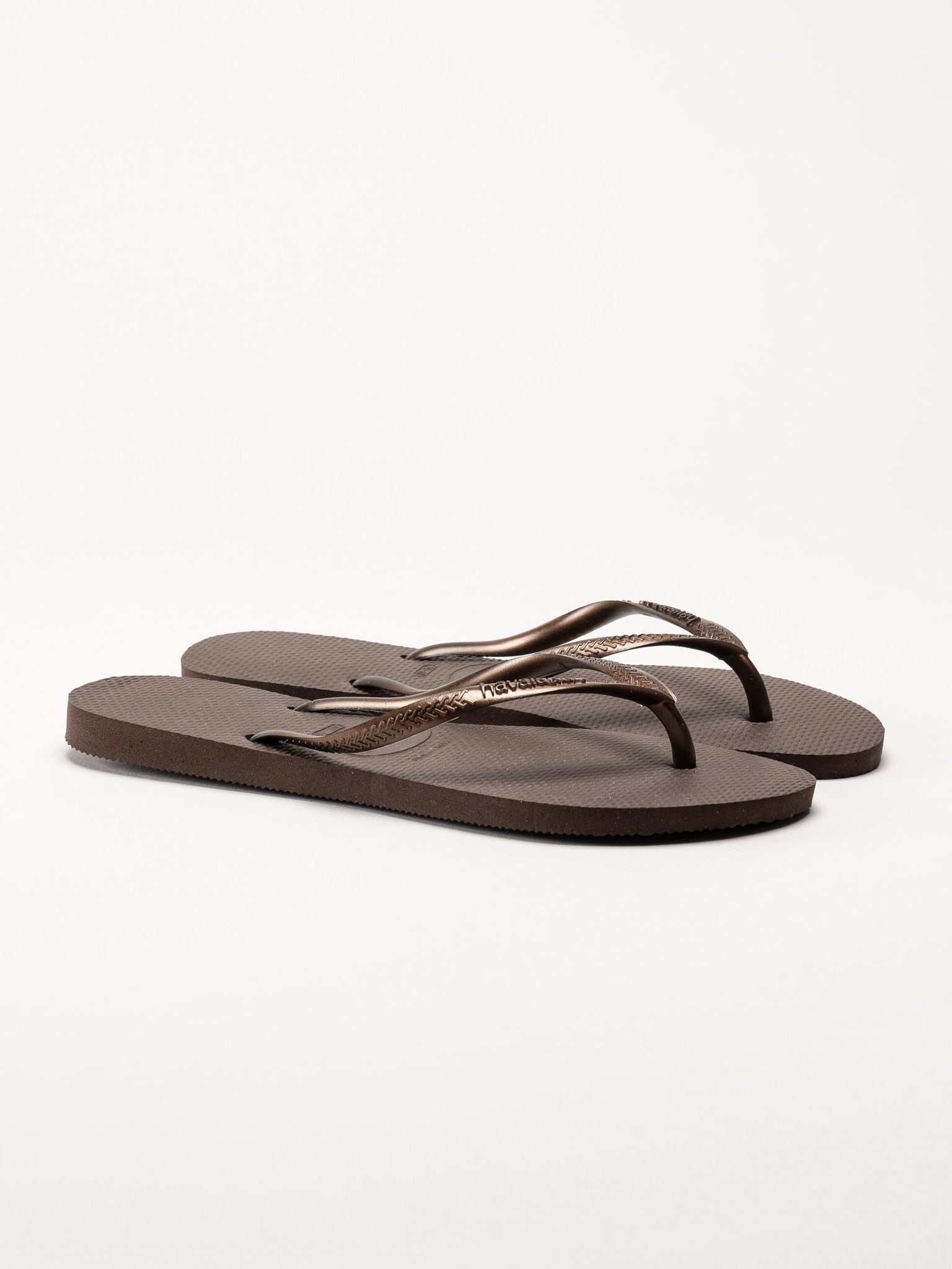 Havaianas - Slim - Mörkbruna flip-flops