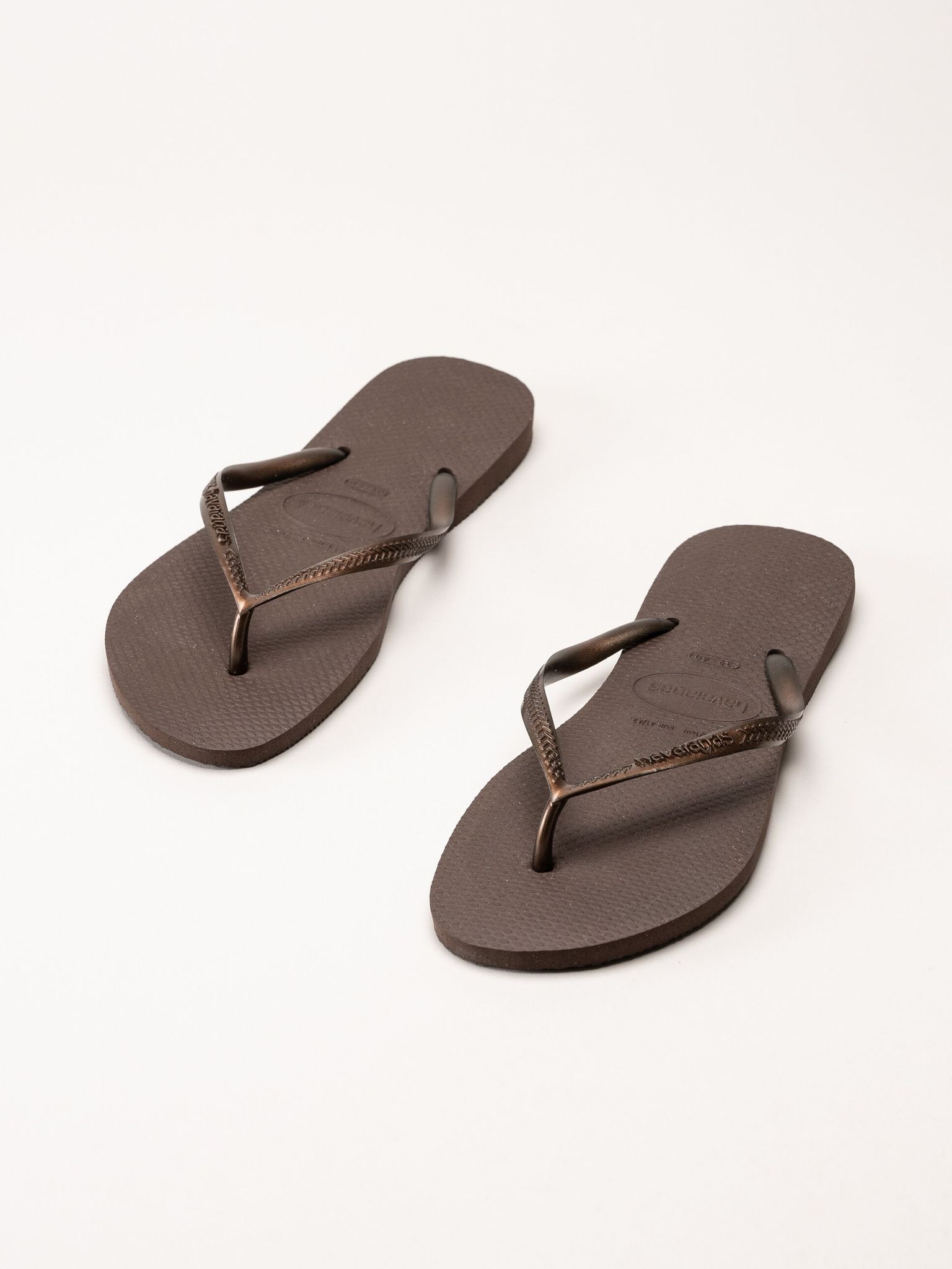 Havaianas - Slim - Mörkbruna flip-flops