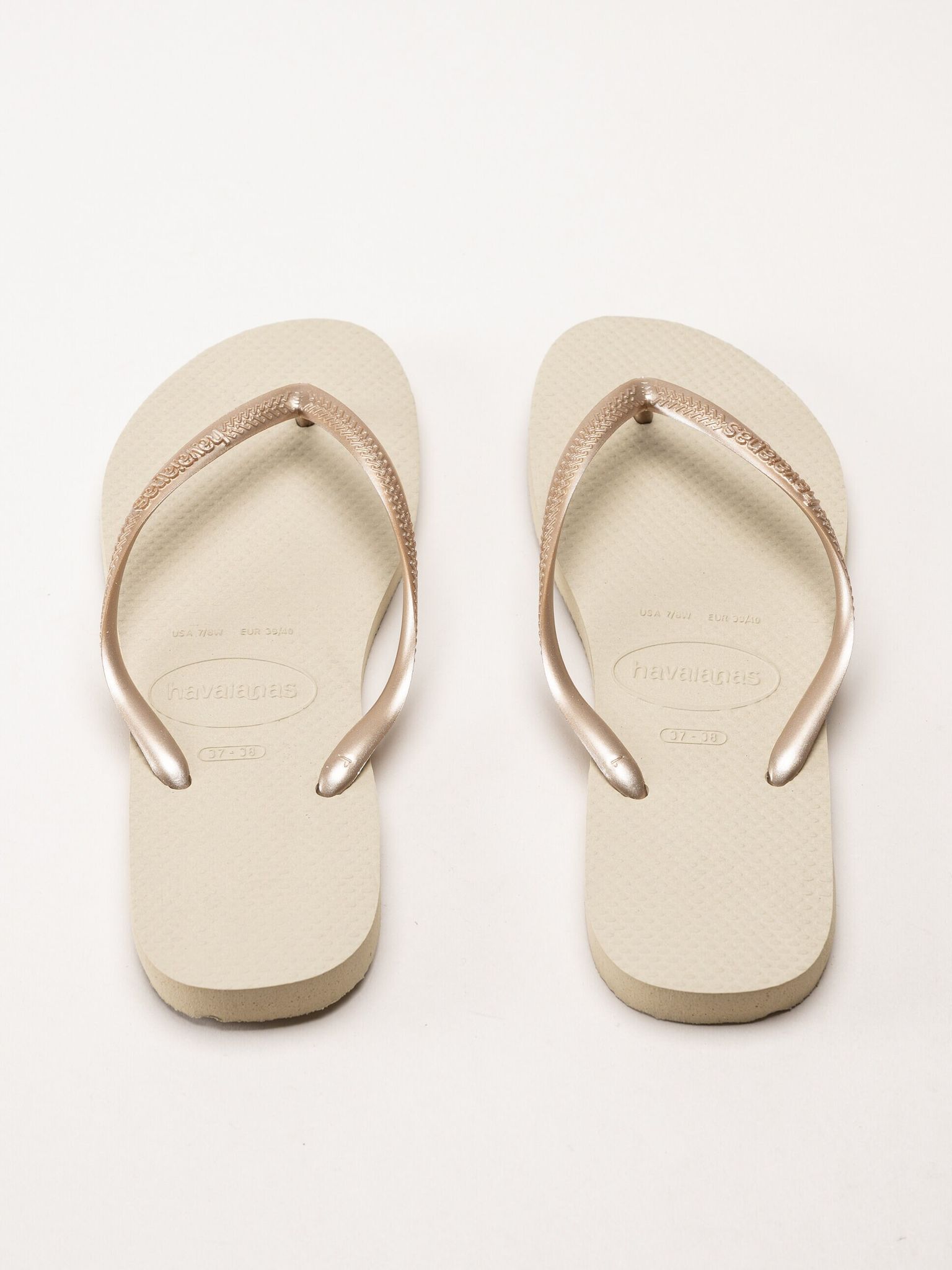 Havaianas - Slim - Ljusbeige flip-flops