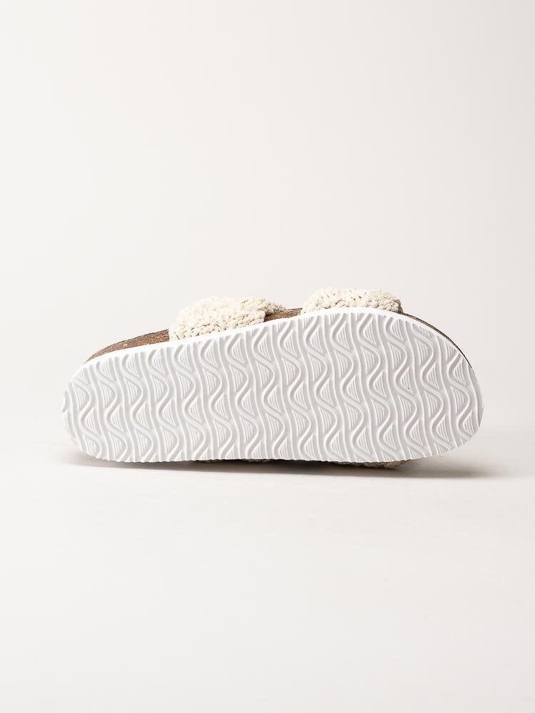 Exani - Leia - Off white slip in sandaler