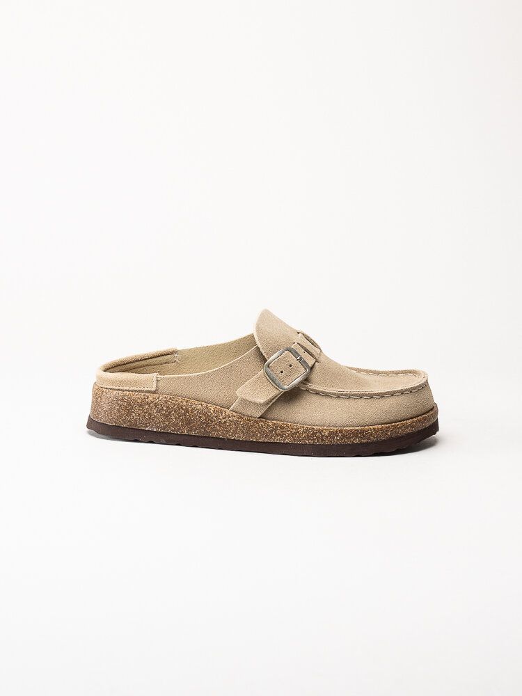 Cruz - Emilian - Beige slip in tofflor i mocka