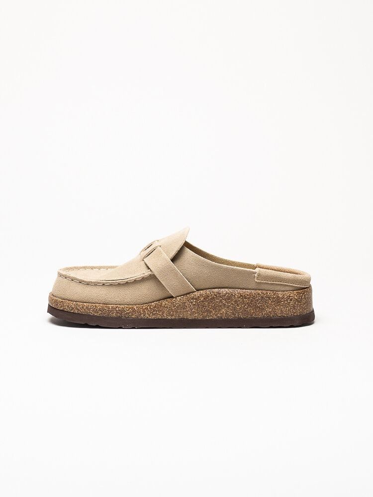 Cruz - Emilian - Beige slip in tofflor i mocka