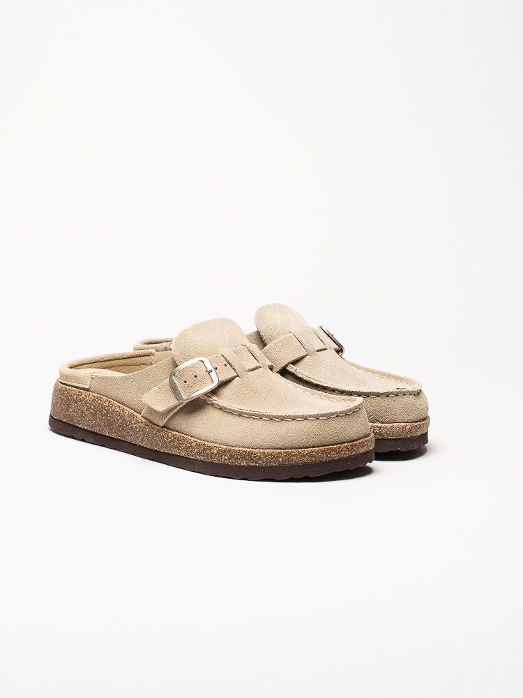 Cruz - Emilian - Beige slip in tofflor i mocka